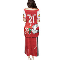 Custom Tonga Rugby Puletasi Mate Maa Kupesi Style LT9 - Polynesian Pride