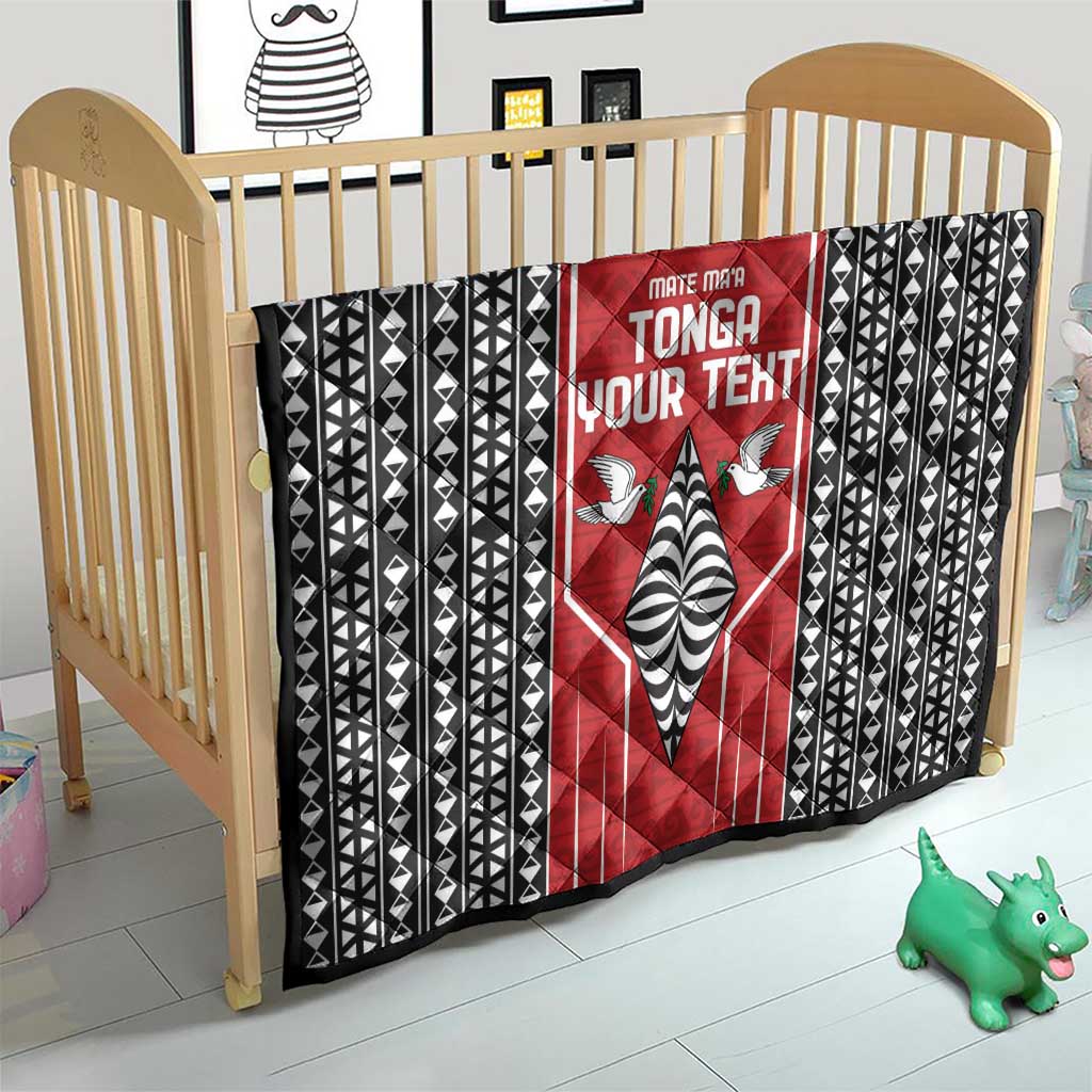 Custom Tonga Rugby Quilt Mate Maa Kupesi Style LT9 - Polynesian Pride