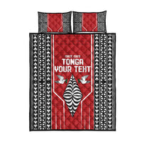 Custom Tonga Rugby Quilt Bed Set Mate Maa Kupesi Style LT9 - Polynesian Pride