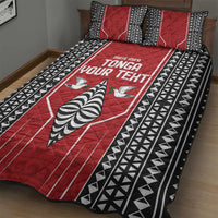 Custom Tonga Rugby Quilt Bed Set Mate Maa Kupesi Style LT9 - Polynesian Pride