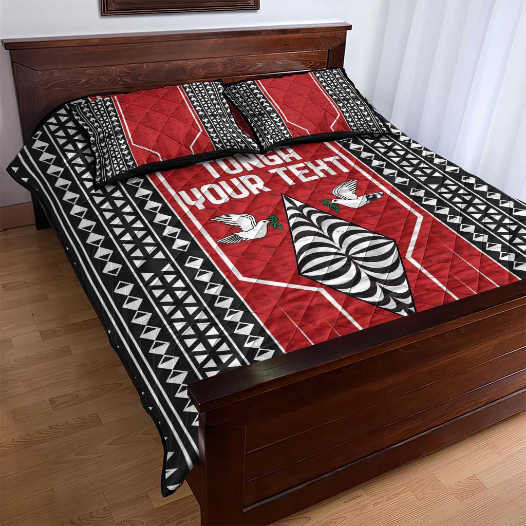 Custom Tonga Rugby Quilt Bed Set Mate Maa Kupesi Style LT9 - Polynesian Pride