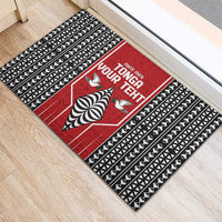 Custom Tonga Rugby Rubber Doormat Mate Maa Kupesi Style LT9 - Polynesian Pride