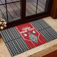 Custom Tonga Rugby Rubber Doormat Mate Maa Kupesi Style LT9 - Polynesian Pride