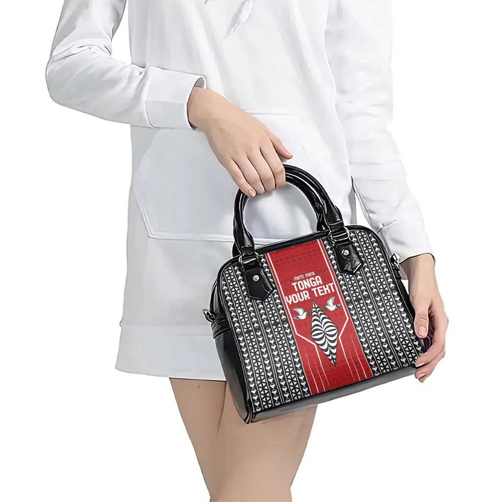 Custom Tonga Rugby Shoulder Handbag Mate Maa Kupesi Style LT9 - Polynesian Pride