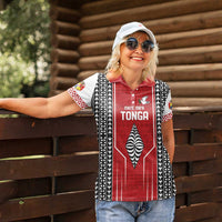 Custom Tonga Rugby Women Polo Shirt Mate Maa Kupesi Style LT9 - Polynesian Pride