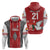 Custom Tonga Rugby Zip Hoodie Mate Maa Kupesi Style