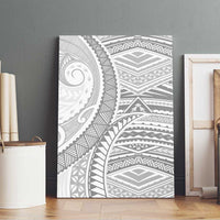 American Samoa White Sunday Canvas Wall Art Polynesian Lotu Tamaiti LT9 - Polynesian Pride