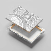 American Samoa White Sunday Canvas Wall Art Polynesian Lotu Tamaiti LT9 - Polynesian Pride