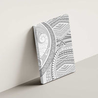 American Samoa White Sunday Canvas Wall Art Polynesian Lotu Tamaiti LT9 - Polynesian Pride