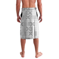 Niue White Sunday Lavalava Niuean Lotu Tamaiti Hiapo Pattern LT9 - Polynesian Pride
