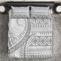 Polynesian White Sunday Bedding Set Lotu Tamaiti Melanesian Pattern LT9 White - Polynesian Pride