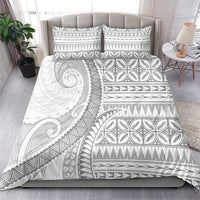 Polynesian White Sunday Bedding Set Lotu Tamaiti Melanesian Pattern LT9 - Polynesian Pride