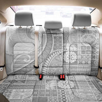 Samoa Siapo White Sunday Back Car Seat Cover Lotu Tamaiti Polynesian White Pattern LT9 - Polynesian Pride