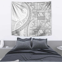 Tonga White Sunday Tapestry Lotu Tamaiti Ngatu Tribal LT9 - Polynesian Pride