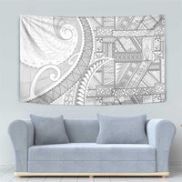 Tonga White Sunday Tapestry Lotu Tamaiti Ngatu Tribal LT9 - Polynesian Pride