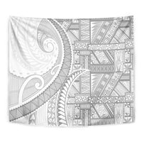 Tonga White Sunday Tapestry Lotu Tamaiti Ngatu Tribal LT9 - Polynesian Pride