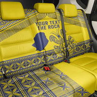 Niue Crab Personalised Back Car Seat Cover Niuean Hiapo Pattern LT9 - Polynesian Pride