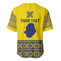Niue Crab Personalised Baseball Jersey Niuean Hiapo Pattern LT9 - Polynesian Pride