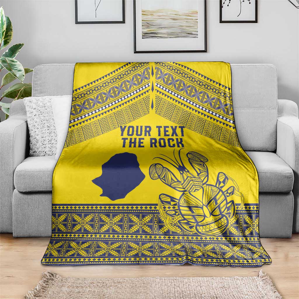 Niue Crab Personalised Blanket Niuean Hiapo Pattern LT9 - Polynesian Pride