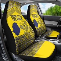 Niue Crab Personalised Car Seat Cover Niuean Hiapo Pattern LT9 - Polynesian Pride