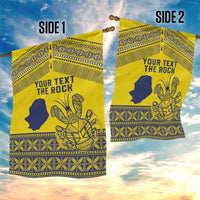 Niue Crab Personalised Garden Flag Niuean Hiapo Pattern LT9 - Polynesian Pride