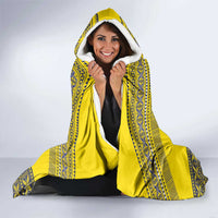 Niue Crab Personalised Hooded Blanket Niuean Hiapo Pattern LT9 - Polynesian Pride