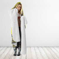 Niue Crab Personalised Hooded Blanket Niuean Hiapo Pattern LT9 - Polynesian Pride