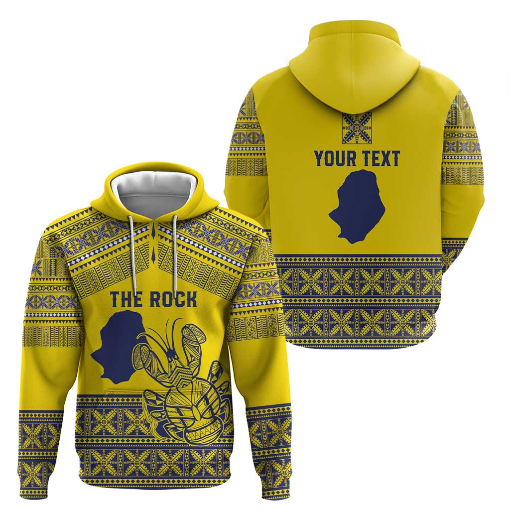 Niue Crab Personalised Hoodie Niuean Hiapo Pattern LT9 - Polynesian Pride