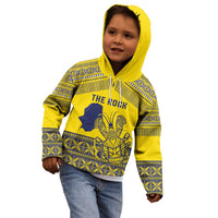 Niue Crab Personalised Kid Hoodie Niuean Hiapo Pattern LT9 - Polynesian Pride