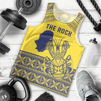 Niue Crab Personalised Men Tank Top Niuean Hiapo Pattern LT9 - Polynesian Pride