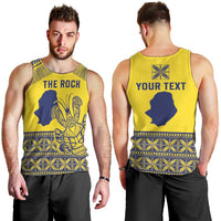 Niue Crab Personalised Men Tank Top Niuean Hiapo Pattern LT9 - Polynesian Pride