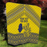 Niue Crab Personalised Quilt Niuean Hiapo Pattern LT9 - Polynesian Pride