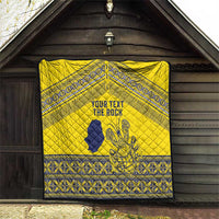 Niue Crab Personalised Quilt Niuean Hiapo Pattern LT9 - Polynesian Pride