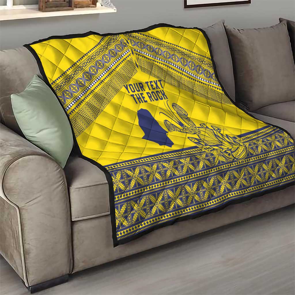 Niue Crab Personalised Quilt Niuean Hiapo Pattern LT9 - Polynesian Pride