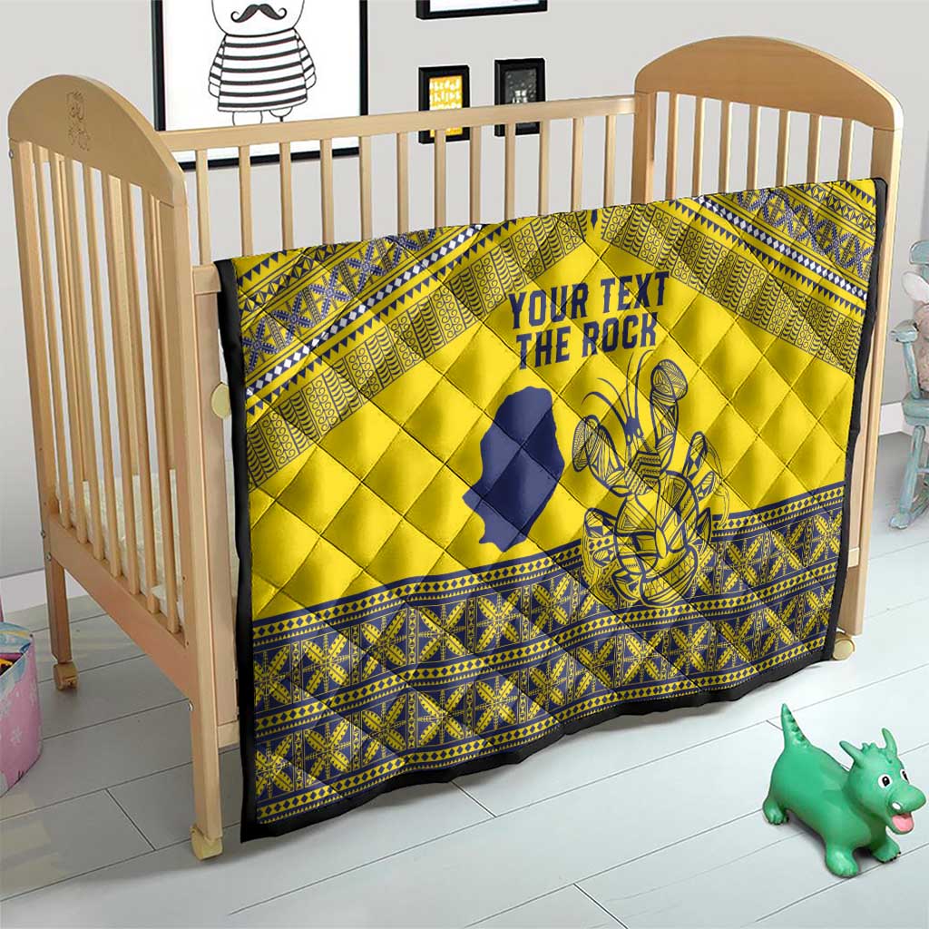 Niue Crab Personalised Quilt Niuean Hiapo Pattern LT9 - Polynesian Pride