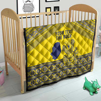 Niue Crab Personalised Quilt Niuean Hiapo Pattern LT9 - Polynesian Pride