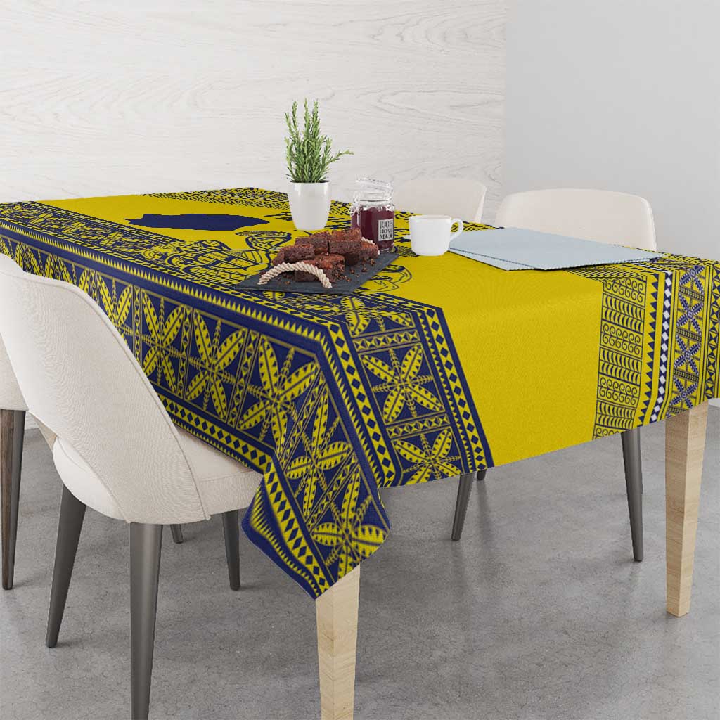 Niue Crab Personalised Tablecloth Niuean Hiapo Pattern LT9 - Polynesian Pride