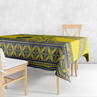 Niue Crab Personalised Tablecloth Niuean Hiapo Pattern LT9 - Polynesian Pride