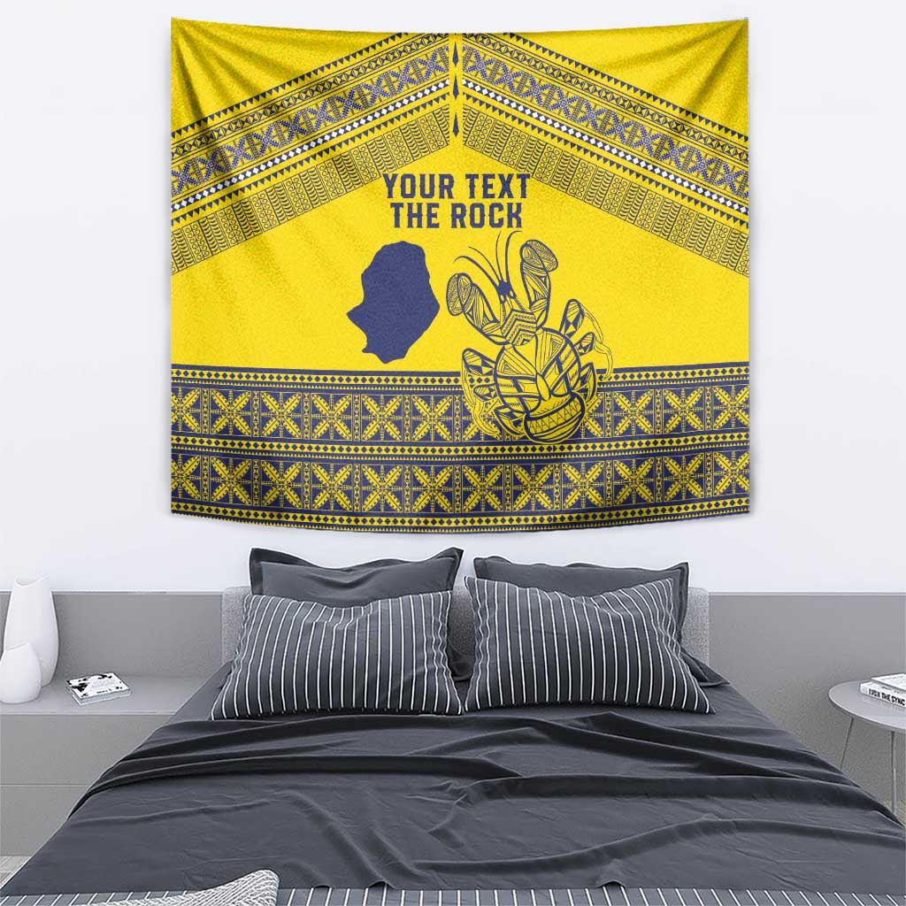 Niue Crab Personalised Tapestry Niuean Hiapo Pattern LT9 - Polynesian Pride