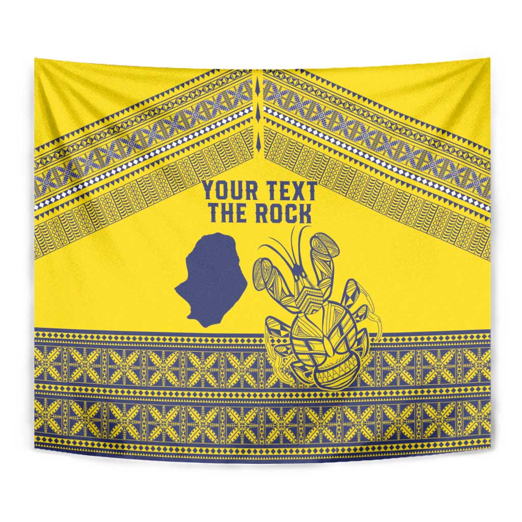 Niue Crab Personalised Tapestry Niuean Hiapo Pattern LT9 - Polynesian Pride