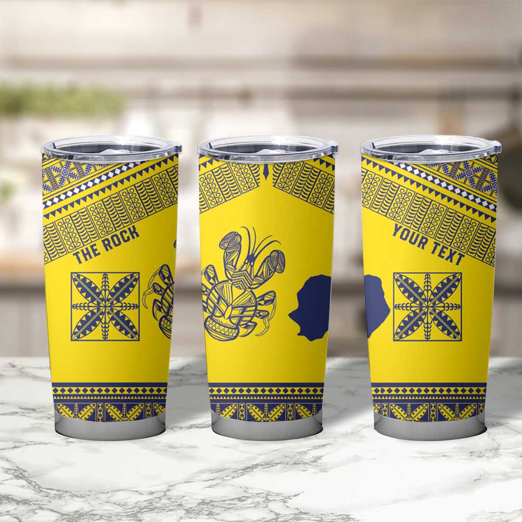 Niue Crab Personalised Tumbler Cup Niuean Hiapo Pattern LT9 - Polynesian Pride
