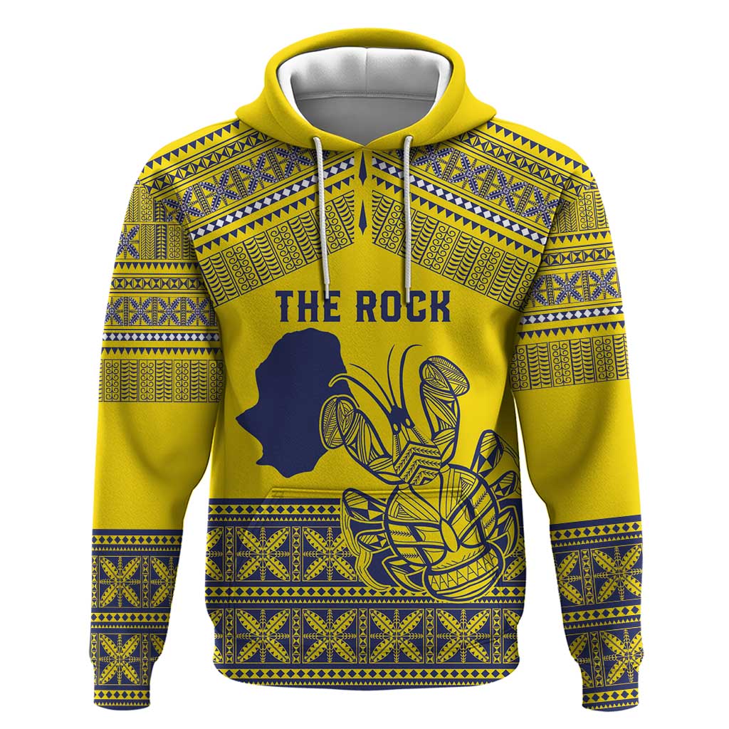 Niue Crab Personalised Zip Hoodie Niuean Hiapo Pattern LT9 Pullover Hoodie Gold - Polynesian Pride