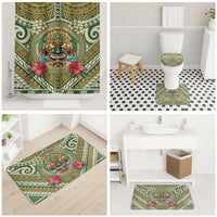 Hawaii Tiki Mask Bathroom Set Mele Kalikimaka i Iulai! LT9 - Polynesian Pride