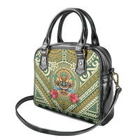 Hawaii Tiki Mask Shoulder Handbag Mele Kalikimaka i Iulai! LT9 - Polynesian Pride