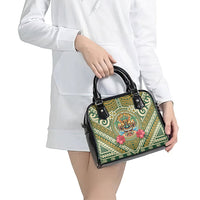 Hawaii Tiki Mask Shoulder Handbag Mele Kalikimaka i Iulai! LT9 - Polynesian Pride