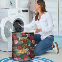 Hawaii Tiki Surfing Laundry Basket Mele Kalikimaka i Iulai! LT9 - Polynesian Pride