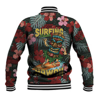 Hawaii Tiki Surfing Baseball Jacket Mele Kalikimaka i Iulai! LT9 - Polynesian Pride