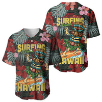 Hawaii Tiki Surfing Baseball Jersey Mele Kalikimaka i Iulai! LT9 - Polynesian Pride