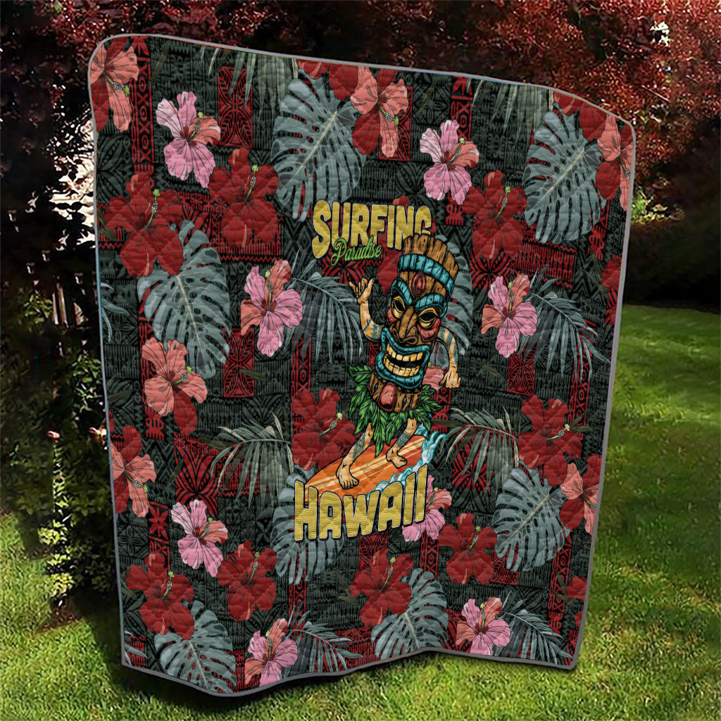 Hawaii Tiki Surfing Quilt Mele Kalikimaka i Iulai! LT9 - Polynesian Pride