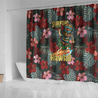 Hawaii Tiki Surfing Shower Curtain Mele Kalikimaka i Iulai! LT9 - Polynesian Pride